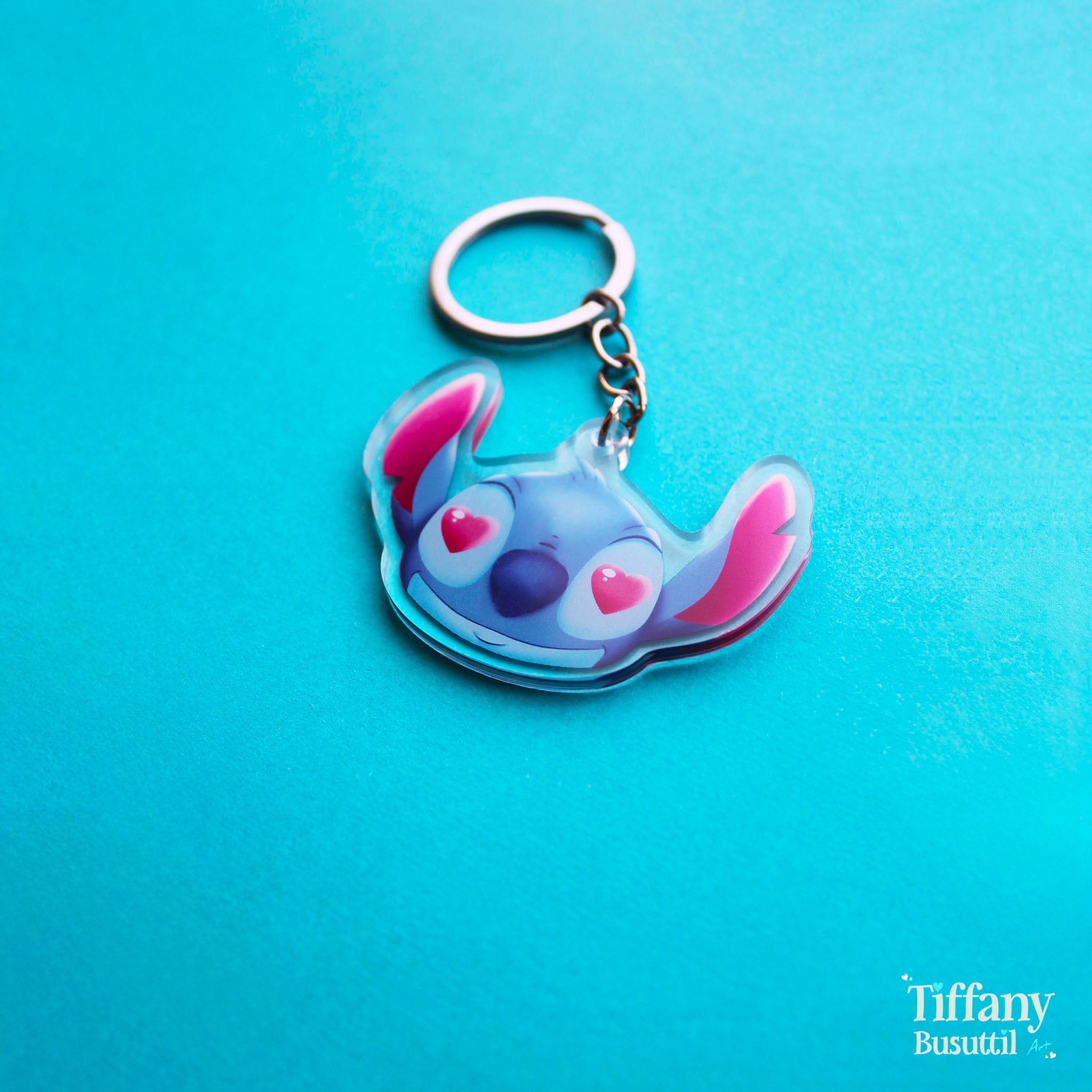 Blue Alien Keychain