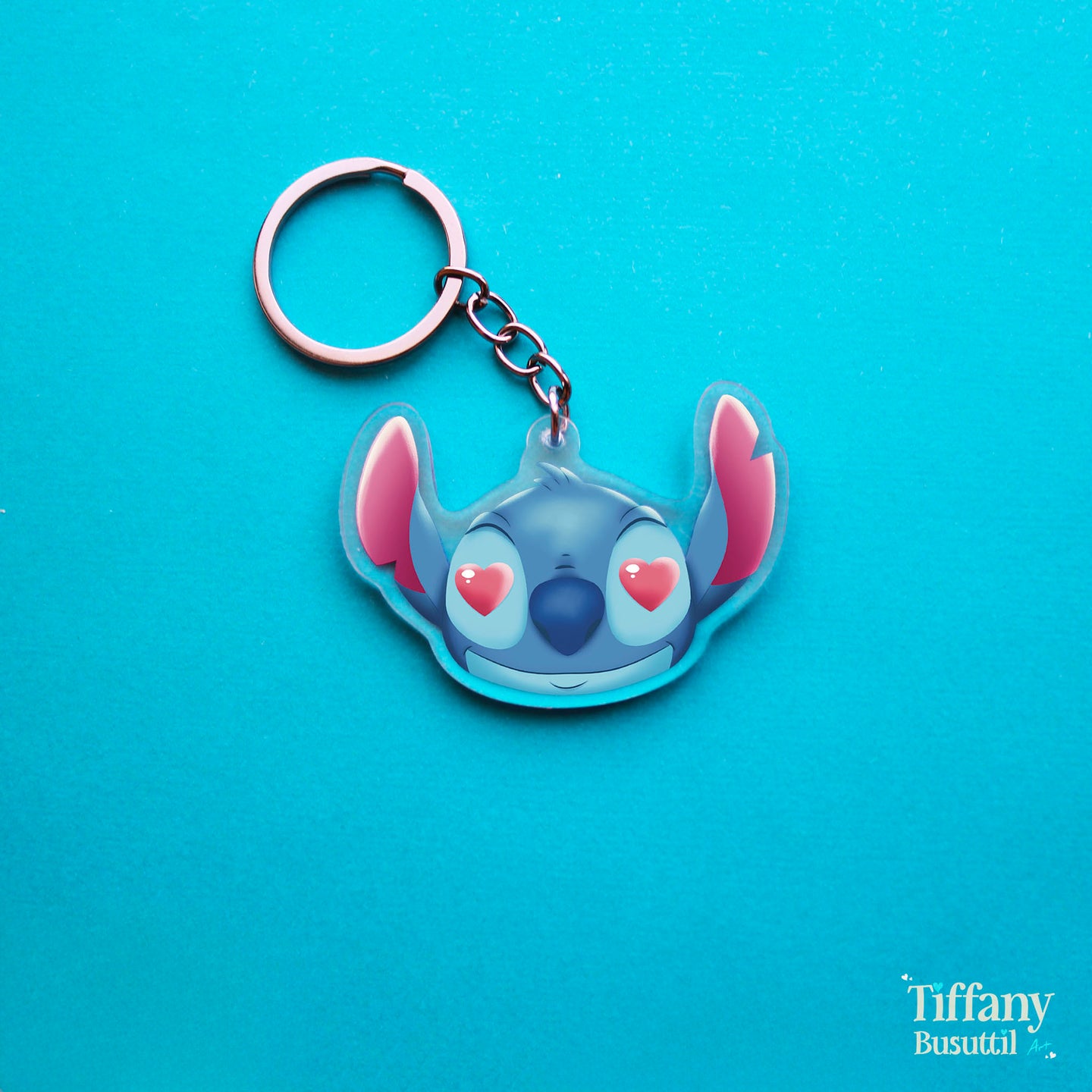 Blue Alien Keychain