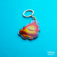 Happy Flame Keychain