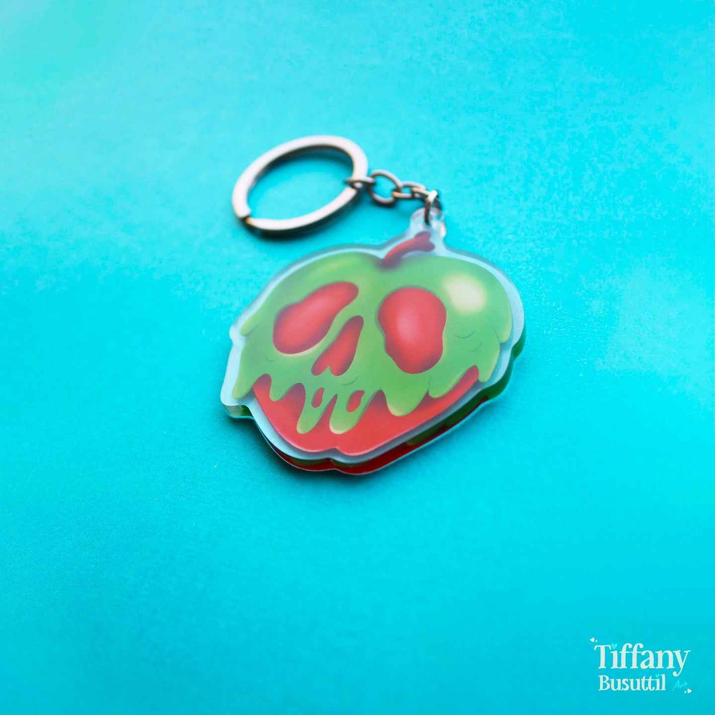 Haunted Apple Keychain