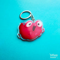 Pink Blob Keychain