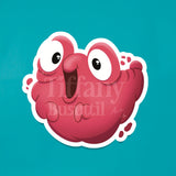 Pink Blob Sticker