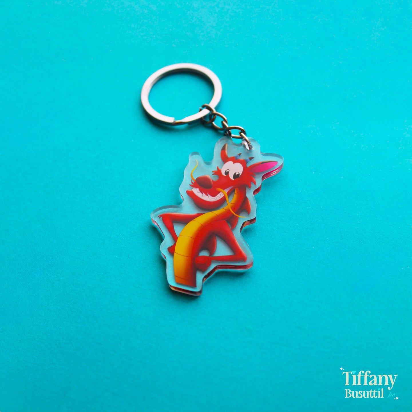 Red Dragon Keychain