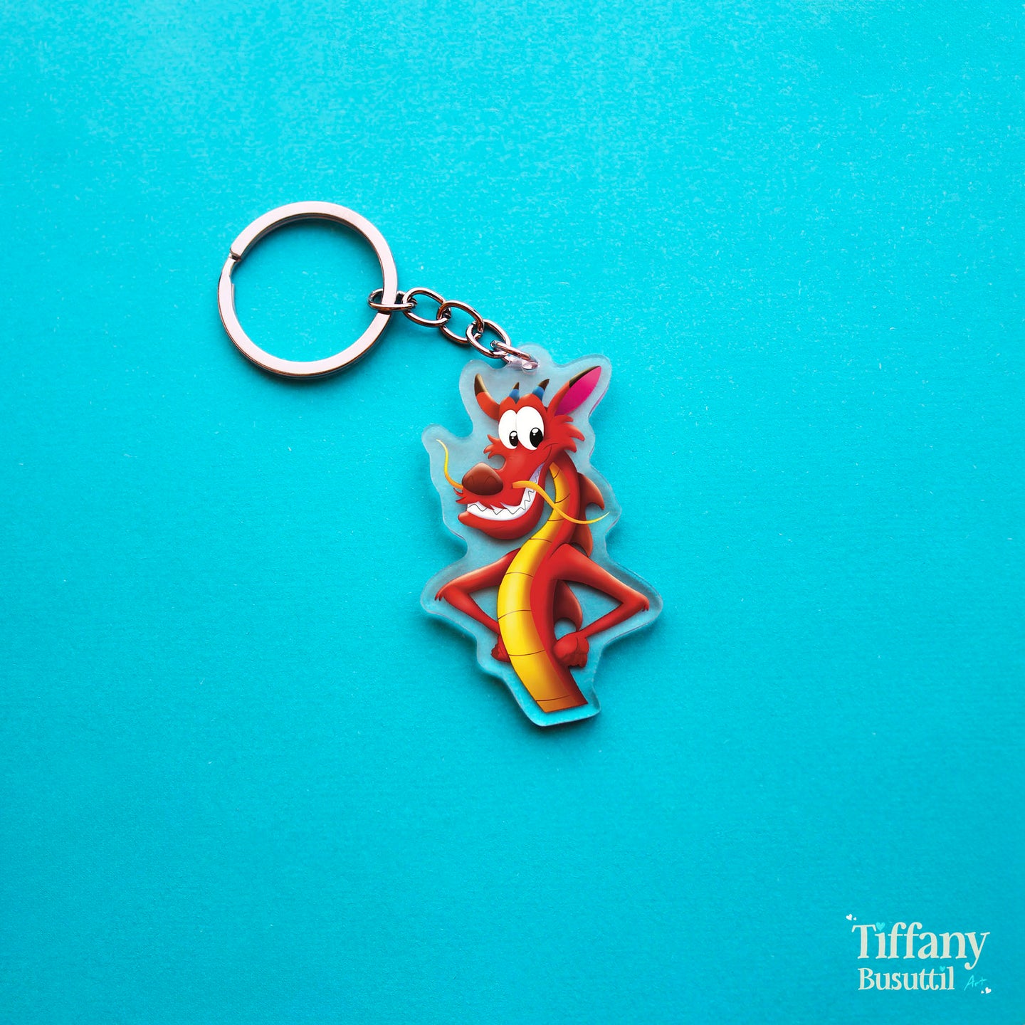 Red Dragon Keychain